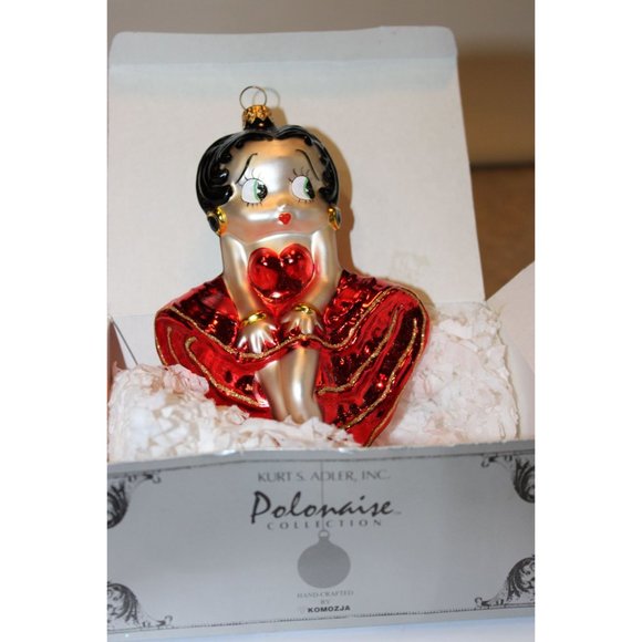 Kurt S Adler Ornament - Betty Boop Red Dress - Picture 2 of 6